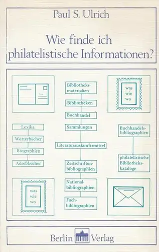 Ulrich, Paul S./ Mitarbeit Heidtmann, Frank: Wie finde ich philatelistische Informationen ?   (= Orientierungshilfen, Band 5). 