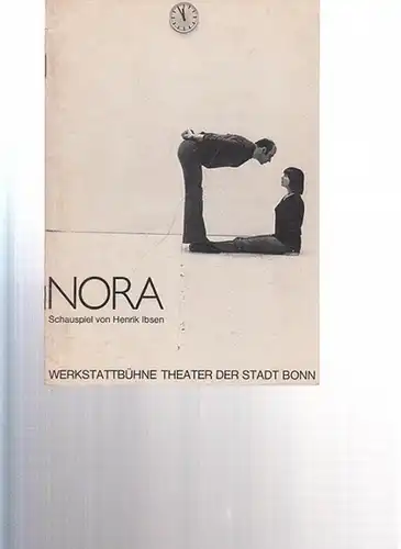 Werkstattbühne Theater der Stadt Bonn.  Ibsen, Henrik: Nora.  Schauspiel. Inszenierung Herinz, gerd.  Bühne  Flimm, Dieter.  Kostüme Schaad, Annette. Darsteller Solbach, Sigmar / Witt, Andrea / Hansing, Norbert / Krones, Christa / Astahl, Günter u.a. 