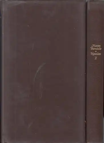 Bandello, Matteo / Christine Wolter (Hrsg.): Novellen in zwei Bänden - 2 Bd. kpl. 