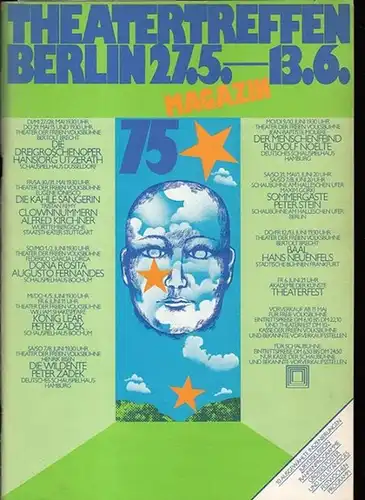 Berliner Festspiele  1975: Theatertreffen Berlin 27. 5. - 13. 6. 1975. Magazin. Spielplan :  B.Brecht - Dreigroschenoper.  Ionesco : Die kahle Sängerin...