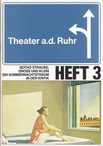 Theater an der Ruhr. Hrag.    Botho Strauss: Gross und Klein.  Ein Sommernachtstraum in der Kritik.  Heft 3. Spielzeit 1984 /.. 