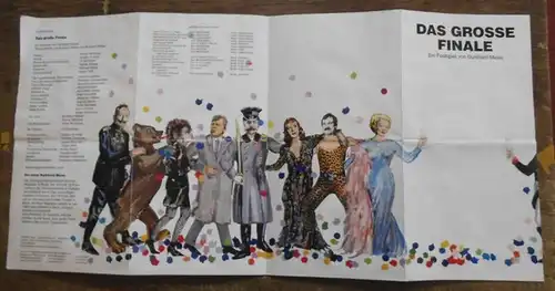 Berlin.   Die Tribüne.   Direktion: Klaus Sonnenschein u. a.   Irene Niepel (Entwurf): Das große Finale. Ein Festspiel von Burkhard Meise.. 