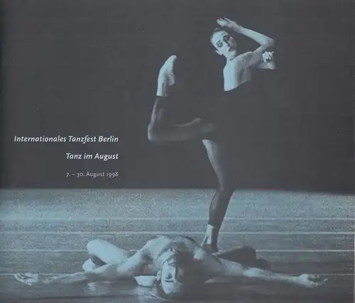 Internationales Tanzfest Berlin. Tanz im August.  7.- 30. August 1998. Nederlands Dans Theater I. Jiri Kylian - One of a Kind
