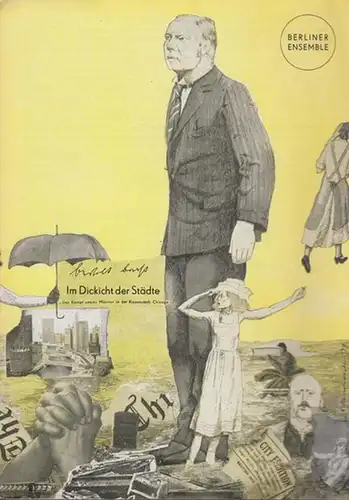 Berliner Ensemble.   Brecht, Bertolt: Im Dickicht der Städte. Spielzeit 1971.   Regie  Berghaus, Ruth.  Kostüm /  Bühne  Reinhardt.. 