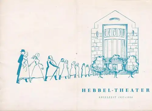 Berlin Hebbel   Theater.   Rudolf Külüs (Intendant).   Fritz Eckhardt: Rendezvous in Wien. Spielzeit 1957 / 1958. Programmheft. Inszenierung: Bertold Sakmann.. 
