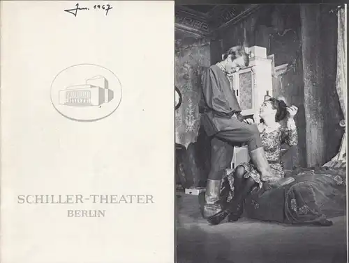 Berlin SchillerTheater. - Boleslaw Barlog (Intendanz). - Valentin Katajew: Quadratur des Kreises. Spielzeit 1966 - 1967. Programmheft. Inszenierung mit Studierenden der Max- Reinhardt- Schule: Boleslaw Barlog. Mit u. a.: Hartmut Stanke, Ute Kresse, Lutz M