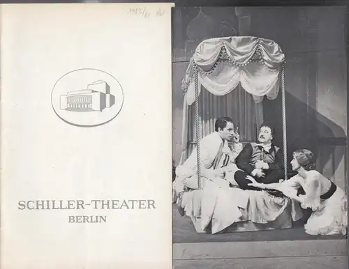 Berlin Schiller Theater. - Boleslaw Barlog (Intendanz). - Feydeau, Georges: Der Floh im Ohr. Spielzeit 1967 - 1968. Heft Nr. 197. Inszenierung: Boleslaw Barlog. Mit u. a.: Horst Bollmann, Stefan Wigger, Lothar Blumhagen, Claus Holm, Dagmar von Thomas, Chr