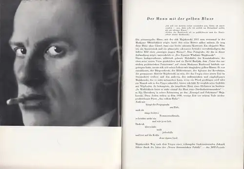 Berlin Schiller Theater.   Boleslaw Barlog (Intendanz).   Wladimir Majakowski: Die Wanze. Spielzeit 1964   1965. Heft 157. Inszenierung: Konrad Swinarski. Mit.. 