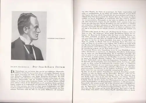 Fuhrmann Henschel. Spielzeit 1957 / 1958. Heft 70. Inszenierung: Boleslaw Barlog. Mit u. a.: Wilhelm Borchert, Gudrun Genest, Christa Keller, Franz Nicklisch, Hans Caninenberg, Georgia Platte // Egon Friedell: Der fruchtbare Irrtum / Der Hauptmann der Ana