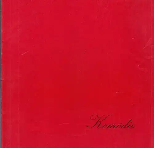 Berlin, Komödie,  Pertwee, Michael: Sextett. Spielzeit 1979 / 1980. Direktion Wölffer. Inszenierung Johanning, Horst. Kostüme Matthias Alba, Ursula.  Mit: Dietl, Harald / Keller.. 