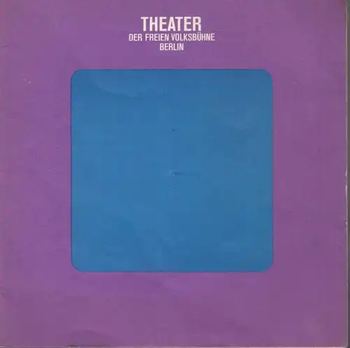 Martin Luther & Thomas Münzer oder Die Einführung der Buchhaltung. Spielzeit 1970 / 1971. Inszenierung: Hansjörg Utzerath, Bühnenbild: Bert Kistner, Darsteller: Hans Dieter Zeidler, Peter.. 