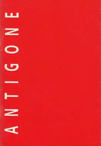 Antigone. Spielzeit  1994. Regie / Ausstattung: Heyme, Hansgünther. Darsteller: Schall, Ekkehard, Matthias, Marina / Kaghanovitch, Peter / Foertsch, Mitra C. / Reinle, Remo / Paniz, M.B. / Weidmann, Priska / Werth, Suzanne / Müllenbach, Moritz u.a