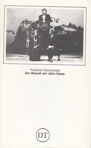 Göttingen, Deutsches Theater.   Blätter des Deutschen Theaters , Leitung Fleckenstein, Günther.   Dürrenmatt, Friedrich.  Tragische Komödie: Der Besuch der alten Dame.. 