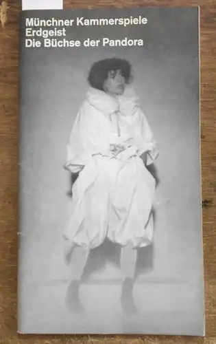 München, Kammerspiele.   Hochhuth, Rolf: Erdgeist. Die Büchse der Pandora.  Spielzeit 1977 / 1978. Heft 2. Aus dem Inhalt: Notizen zum Text /.. 