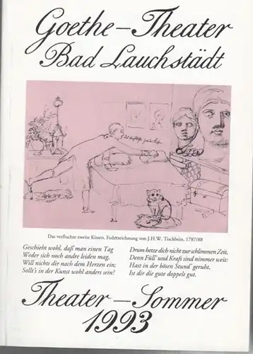 Spielzeit 1993. Programm. Aus dem Inhalt: Gala des zeitgenössischen Tanzes / Zauberflöte / La clemenza di Tito / Johann Adolf Hasse: Piramo und Tisbe u.a