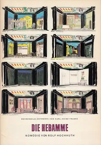 Komödie im Marquardt Stuttgart.   Hochhuth, Rolf: Die Hebamme. Spielzeit 1972 / 1973.  Intendant Sakmann, Bertold . Titelrolle Herking, Ursula.  Mit Diemer.. 