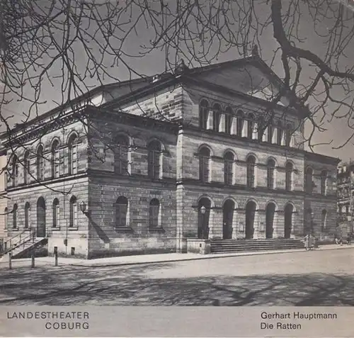 Landestheater Coburg. - Hauptmann, Gerhart: Die Ratten. 145. Spielzeit  1972 / 1973. Inszenierung Iffland, Gottfried.  Bühne Thaler, Susanne.   Kostüme Kemper, Nina...