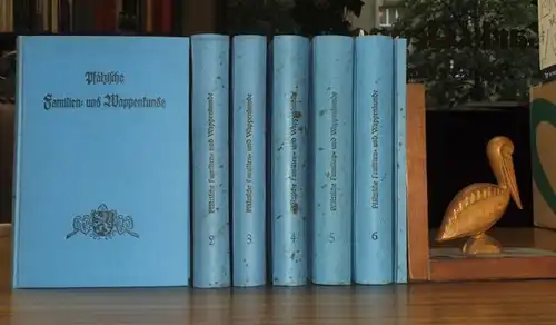 Louis, Richard - Arbeitsgemeinschaft für Pfälzische Familien- und Wappenkunde e.V., Ludwigshafen (Hrsg.): Pfälzische Familien- und Wappenkunde. Bände 1 - 6 ( Jahrgang 1, 1952...