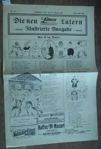 Zimmermann, Heinz: Die neu Latern. Jahrgang 1, Nr.19. Herausgeber: Heinz Zimmermann. Illustrierte Ausgabe.