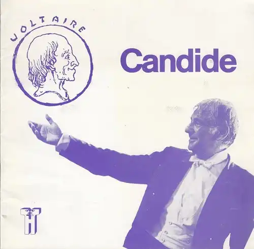 Candide. Spielzeit 1981 / 1982. Heft 10. Idee / Inszenierung: Prince, Harold. Regie: Becker, Maria. Bühne und Kostüm: Kupfer, Günter / Sogl, Gaby. Darsteller: Lindauer.. 