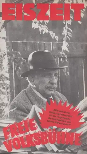 Eiszeit. Spielzeit 1974.  Intendant: Hübner, Kurt. Regie: Zadek, Peter.  Bühne: Loepelmann, Götz. Mit Hasse, O. E. / Dahms, Werner / Mahnke, Hans /.. 
