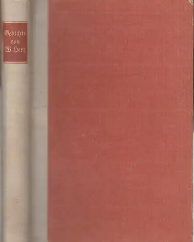 Hertz, Wilhelm: Gedichte. 