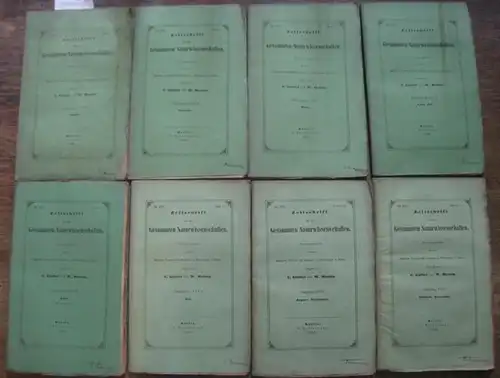 Zeitschrift für die gesammten Naturwissenschaften.   C. Giebel / W. Heintz / M. Siewert (Red.): Zeitschrift für die gesammten (gesamten) Naturwissenschaften. Herausgegeben von dem.. 