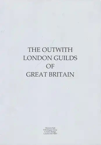Lane, R.F: The Outwith London  Guilds  of Great Britain. 