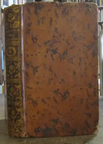 Justinian.   Ferrière, Claude Joseph de (Traduction): Les Institutes de l'Empereur Justinien, Traduites  en Francois, avec le Texte Latin à coté, enrichies d'Observations.. 