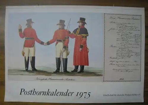 Gesellschaft für deutsche Postgeschichte e.V: Posthornkalender 1975. 