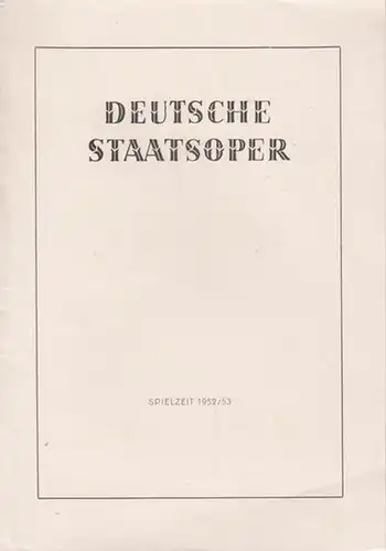 VII. Sinfonie - Konzert der Staatskapelle : Hindemith, Paul / Brahms, Johannes / Tschaikowski, Peter I.  Dirigent: Schüler, Johannes