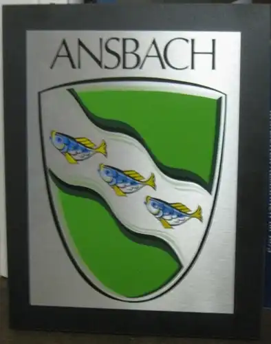 Ansbach: Ansbach. Wappentafel. 