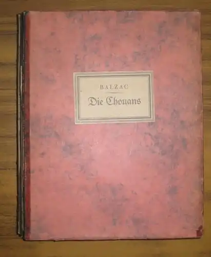 Heubner, Friedrich (1886 - 1974) (Illustr.) - Honorè de Balzac: Die Chouans oder die Bretagne im Jahre 1799. (= Zweiter Druck des Bücherwinkels). 