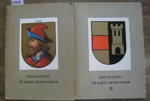 Heidenheim. - Siemon, Alfred (Hrsg.): Ortswappen im Kreis Heidenheim. 2 Teile. 