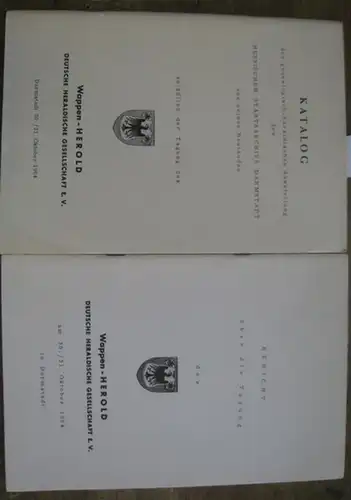 Wappen - Herold. - Deutsche Heraldische Gesellschaft ( Hrsg.): 2 Teile: 1) Bericht über die Tagung des Wappen-Herold am 30. / 31. Oktober 1964 in...