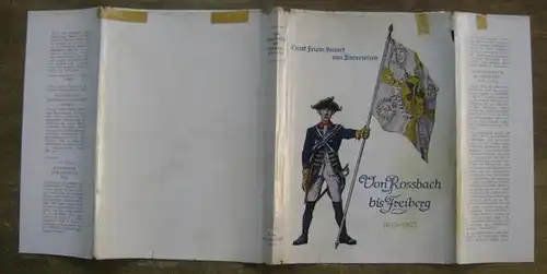 Barsewisch, Ernst Friedr. Rudolf: Original - Buchumschlag zu: Von Rossbach bis Freiberg 1757 - 1763. Nach dem wortgetreuen Erstabdruck von 1863. Neu herausgegeben, kommentiert und bearbeitet von Jürgen Olmes. 