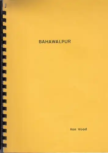 Wood, Ron and J. L. Wood: Bahawalpur State. Coat of Arms. 