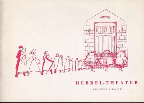 Eine fast mögliche Geschichte. Programmheft der Spielzeit 1958 / 1959. DEUTSCHE ERSTAUFFÜHRUNG. Inszenierung Wolfgang Spier, mit u. a.: Elsa Wagner, Agnes Windeck, Wolfgang Lukschy, Gerd Vespermann. / Hanns Schuster: Liebe Freunde