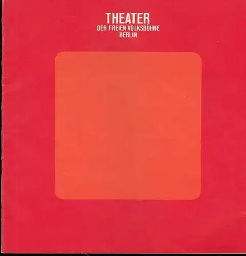 Tabula Rasa. Programmheft der Spielzeit 1969 / 1970. Inszenierung: Hansjörg Utzerath, mit u. a.: Uwe Friedrichsen, Robert Dietl, Eva Maria Bauer, Helge Hennig, Maria Körber.. 