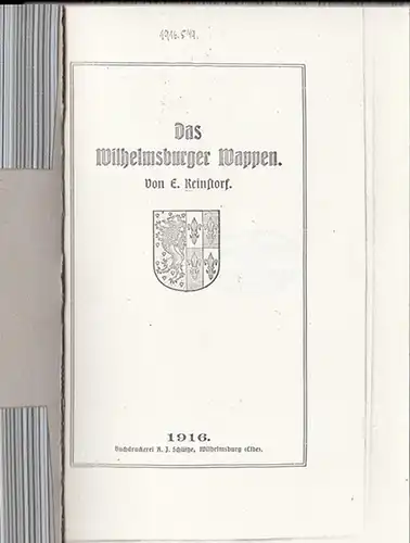 Reinstorf, E: Das Wilhelmsburger Wappen. 