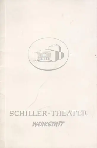 Quadratur des Kreises. Programmheft Spielzeit 1966 - 1967. Inszenierung: B. Barlog, Bühne und Kostüme: Eva Schwarz, Mit: Hartmut Stanke, Ute Kresse, Lutz Mackensy, Sabine Pörner, Klaus Redlin u. a