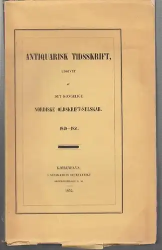 Antiquarisk tidsskrift. 1849 - 1951