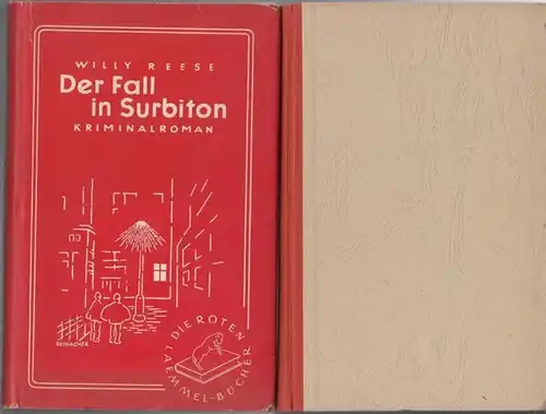 Reese, Willy: Der Fall in Surbiton. Kriminalroman (= Die Roten Laemmel - Bücher, Band 4 ). 