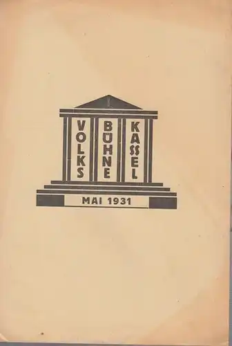 Volksbühne Kassel. Mai 1931. Kopf in der Schlinge. Abenteuer von John Bradley. Inszenierung: Leonore Ehn. Bühnenbild: Hellmuth Schubert. Aufführungen im Kleinen Theater im Mai 1931