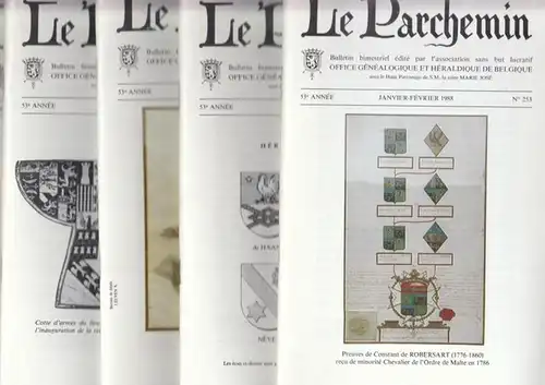 Le Parchemin - Marie José (Patronage): Le Parchemin. 53. Année, Nr. 253 Janvier/ Février 1988 - Nr. 257, Septembre-Octobre 1988  in 5 Heften /...