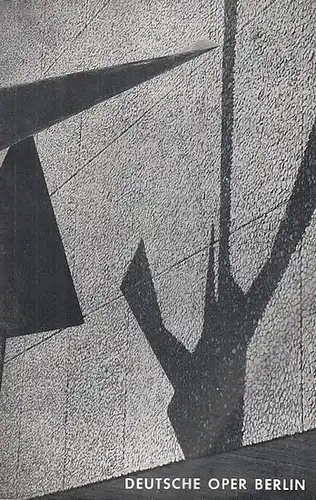 Rigoletto. Programmheft der Deutschen Oper, Aufführung: 13. Dezember 1968. Musikalische Leitung:Guiseppe Patanè / Inszenierung: Otto Schenk / Bühnenbilder und Kostüme: Wilhelm Reinking / Darsteller u.a.:.. 