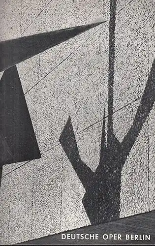 Don Giovanni. Programmheft der Deutschen Oper, 39. Aufführung am 2. Mai 1964. Musikalische Leitung: Eugen Jochum / Inszenierung: Carl Ebert / Bühnebild und Kostüme: Georges.. 