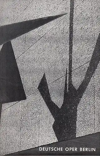 Falstaff. Programmheft der Deutschen Oper, 90. Aufführung im Rahmen der Berliner Festwochen: 29. September 1966. Musikalische Leitung: Lorin Maazel / Inszenierung: Carl Ebert / Bühnenbild.. 