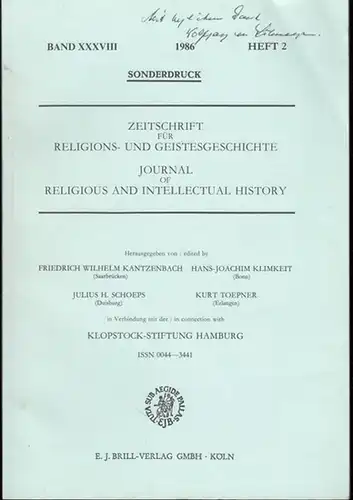 Löhneysen, Wolfgang Frhr. von: Ideal und Wirklichkeit. Deutsche Reisende in Griechenland 1800 bis 1840 ( Sonderdruck aus ' Zeitschrift für Religions  und Geistesgeschichte '.. 