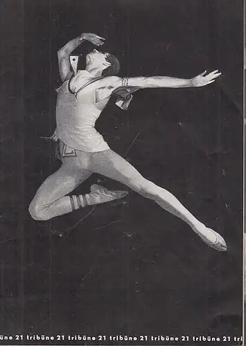 Tribüne. - Direktion: Frank Lothar. - Luigi Pirandello / Arthur Adamov / Eugene Ionesco: Die Tribüne. Heft 21. Mit 3 Besetzungslisten: ' Das Diplom ' (Luigi Pirandello) / ' Wir sind wie wir waren ' (Arthur Adamov) / ' Die Stühle ' (Eugene Ionesco). 